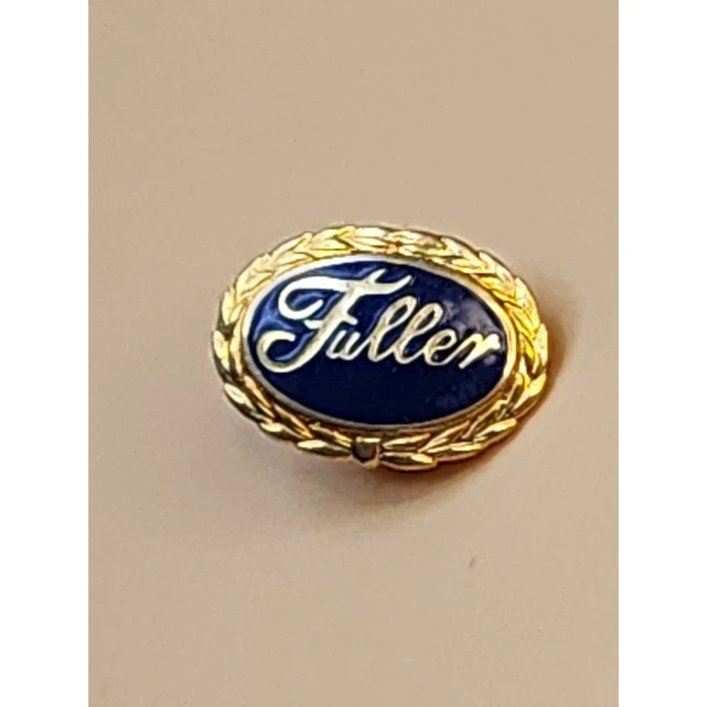 Antique 1930s 10k Gold Filled FULLER BRUSH Service Award‎ Pin Screw Back Mint
